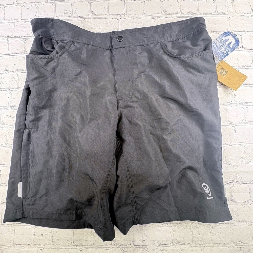 Canari Mens XL Black Paramount Baggy Cycling Bike Shorts NWT